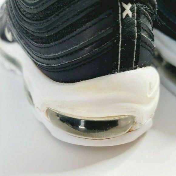 Nike Air Max 97 Men's Shoes Size 6 Triple Black Lace Up Sneakers 921826-001 - Picture 11 of 12